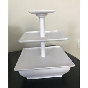 New 3-Tier Cupcake Stand - Square Display Stand for Birthday, Tea Party, Wedding